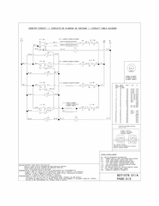 Wiring Diagram Diagram and Parts List for 79097603301  Kenmore Range