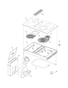 Part Location Diagram of 5304485475 Frigidaire CONDUIT ASSEMBLY