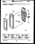 CONTROL PANEL Diagram and Parts List for 56-2359-10-16  Tappan Microwave