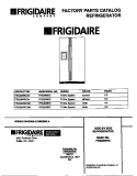 COVER Diagram and Parts List for FRS26WRCD4  Frigidaire Refrigerator