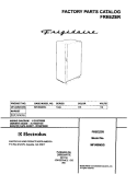 COVER Diagram and Parts List for MFU09M2GW5  Frigidaire Freezer