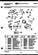 ICE MAKER INSTALLATION PARTS Diagram and Parts List for RS225MCD0  Frigidaire Refrigerator