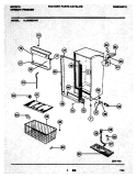 CABINET Diagram and Parts List for UL2030ECW5  Electrolux Freezer