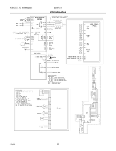 Wiring Diagram Diagram and Parts List for EI23BC51IB5  Electrolux Refrigerator