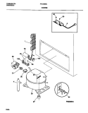 SYSTEM Diagram and Parts List for FFC09M5CW1  Frigidaire Freezer