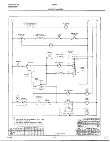 Wiring Diagram Diagram and Parts List for 486647C  Frigidaire Range