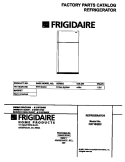 COVER Diagram and Parts List for FRT18QRCW6  Frigidaire Refrigerator