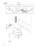 SYSTEM Diagram and Parts List for CFC07M1AW0  Uni Freezer
