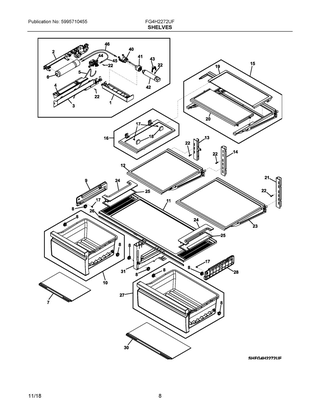 Part Location Diagram of 5304533202 Frigidaire MANIFOLD