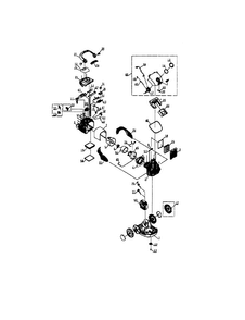 Motor Housing / Handle Diagram and Parts List for EL7020A  Electrolux Canister Vacuum