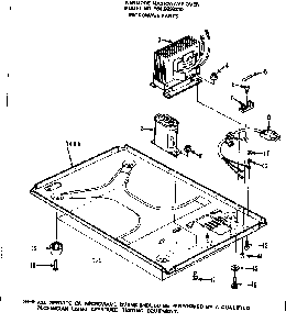 Microwave Parts Diagram and Parts List for 5649938210  Kenmore Microwave