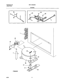 SYSTEM Diagram and Parts List for WFC15K2BW0  Westinghouse Freezer