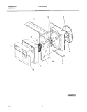 AIR HANDLING PARTS Diagram and Parts List for FAS184J2A5  Frigidaire Air Conditioner
