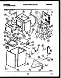 CABINET PARTS AND HEATER Diagram and Parts List for LCE462PW1  Frigidaire Washer