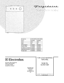 COVER Diagram and Parts List for GLWS1439FS0  Frigidaire Washer