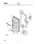 DOOR Diagram and Parts List for GFU17F7GW2  Gibson Freezer