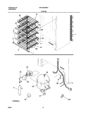 SYSTEM Diagram and Parts List for GFU21M3AW2  Gibson Freezer