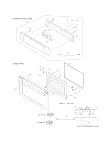 Part Location Diagram of 5304498743 Frigidaire Outer Door Panel Assembly