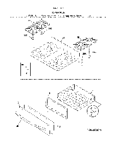 Top/drawer Diagram and Parts List for 79074033314  Kenmore Range