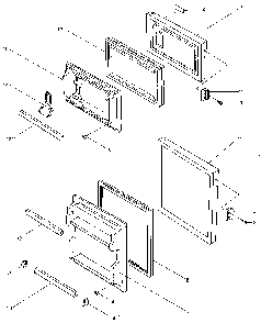 Door Diagram and Parts List for 5648982980  Kenmore Refrigerator