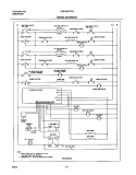 WIRING SCHEMATIC Diagram and Parts List for GSE3WZCCB  Frigidaire Range