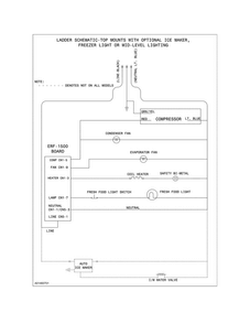 Wiring Schematic Diagram and Parts List for FFHT1821QW3  Frigidaire Refrigerator