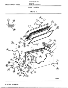 Part Location Diagram of 86178 Frigidaire Support