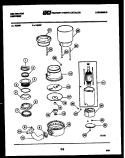 BODY PARTS Diagram and Parts List for KD50F  Kelvinator Food Waste Disposer