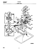 BURNER PARTS Diagram and Parts List for FGC6X9XEBA  Frigidaire Cooktop