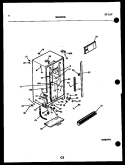 CABINET PARTS Diagram and Parts List for FSK190JN0W  Kelvinator Refrigerator