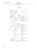 WIRING SCHEMATIC Diagram and Parts List for FRS26W2BSB9  Frigidaire Refrigerator