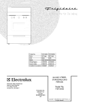 COVER Diagram and Parts List for FGF316DSD  Frigidaire Range