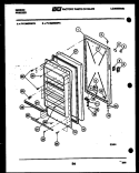 DOOR PARTS Diagram and Parts List for FV13M2WSFG  Gibson Freezer