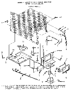 Cavity Diagram and Parts List for 5648668610  Kenmore Microwave