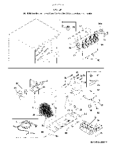 System Diagram and Parts List for 2536050261A  Kenmore Refrigerator
