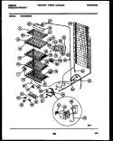 SYSTEM AND ELECTRICAL PARTS Diagram and Parts List for GFU21M9AW0  Gibson Freezer
