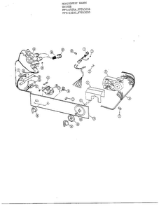 Part Location Diagram of 068832-016 Frigidaire Timer motor