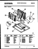 UNIT PARTS Diagram and Parts List for WAL103S1A1  Frigidaire Air Conditioner