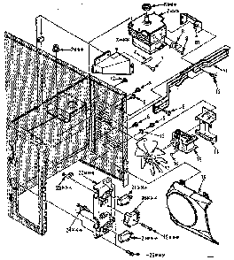 Switches And Microwave Parts Diagram and Parts List for 5648888620  Kenmore Microwave