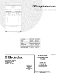 COVER Diagram and Parts List for FGF337GUF  Frigidaire Range