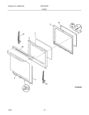 Part Location Diagram of 316456305 Frigidaire HINGE