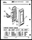Part Location Diagram of 5303091491 Frigidaire BUTTON-SWITCH