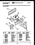 CONTROL PANEL Diagram and Parts List for KF450GDW8  Frigidaire Range