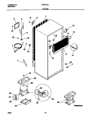 SYSTEM Diagram and Parts List for FRT21NGJB2  Frigidaire Refrigerator