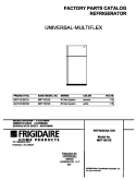 COVER Diagram and Parts List for MRT18CSEY3  Uni Refrigerator