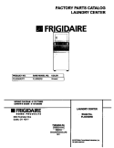 COVER Diagram and Parts List for FLXG52RBT7  Frigidaire Washer Dryer Combo