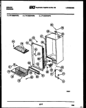CABINET PARTS Diagram and Parts List for FV16M8WWFC  Gibson Freezer