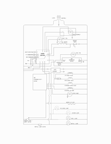Wiring Schematic Diagram and Parts List for FFHS2322MSB  Frigidaire Refrigerator