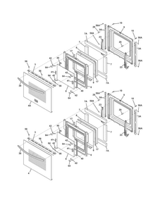 Part Location Diagram of 808992601 Frigidaire DOOR ASSEMBLY