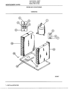 Room Air Conditioner Page 5 Diagram and Parts List for 5078A  Frigidaire Air Conditioner